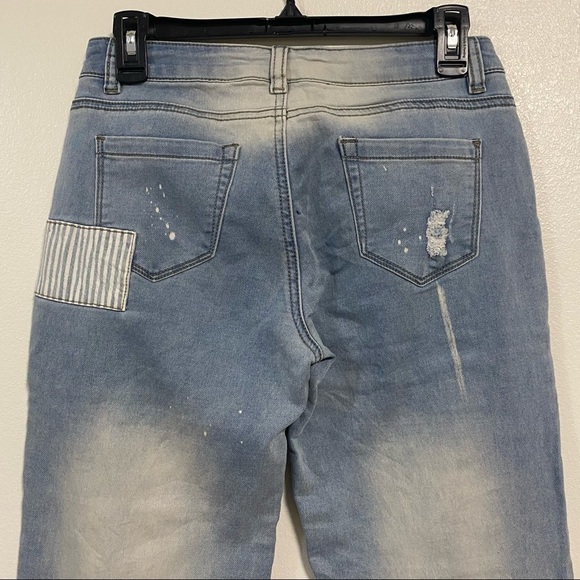 Traffic Jeans Wear Patch work Jeans Size 5 - Picture 9 of 10